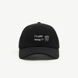 "Cà Phê Hong !?" Embroidered Hat