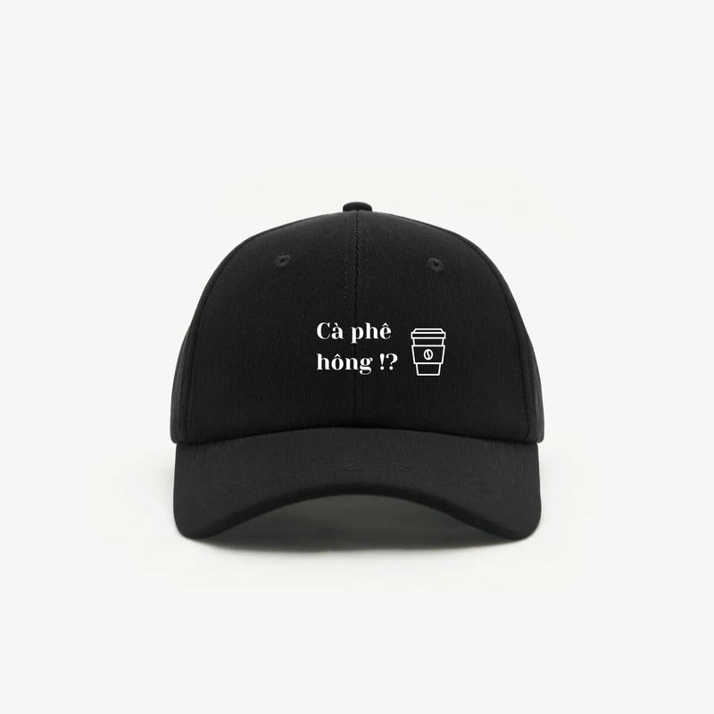 "Cà Phê Hong !?" Embroidered Hat
