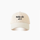 "Nhìn Cái Gì !?" Embroidered Hat