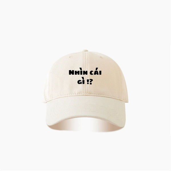 "Nhìn Cái Gì !?" Embroidered Hat