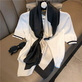 2-Color Satin Scarf