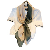 2-Color Satin Scarf