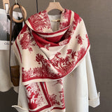 Elegent long wool scarf