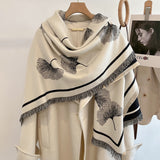 Elegent long wool scarf