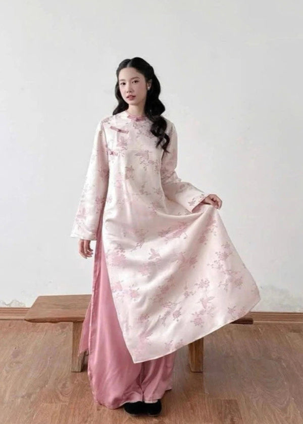 Light Pink Ao Dai