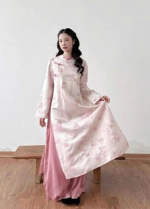 Light Pink Ao Dai