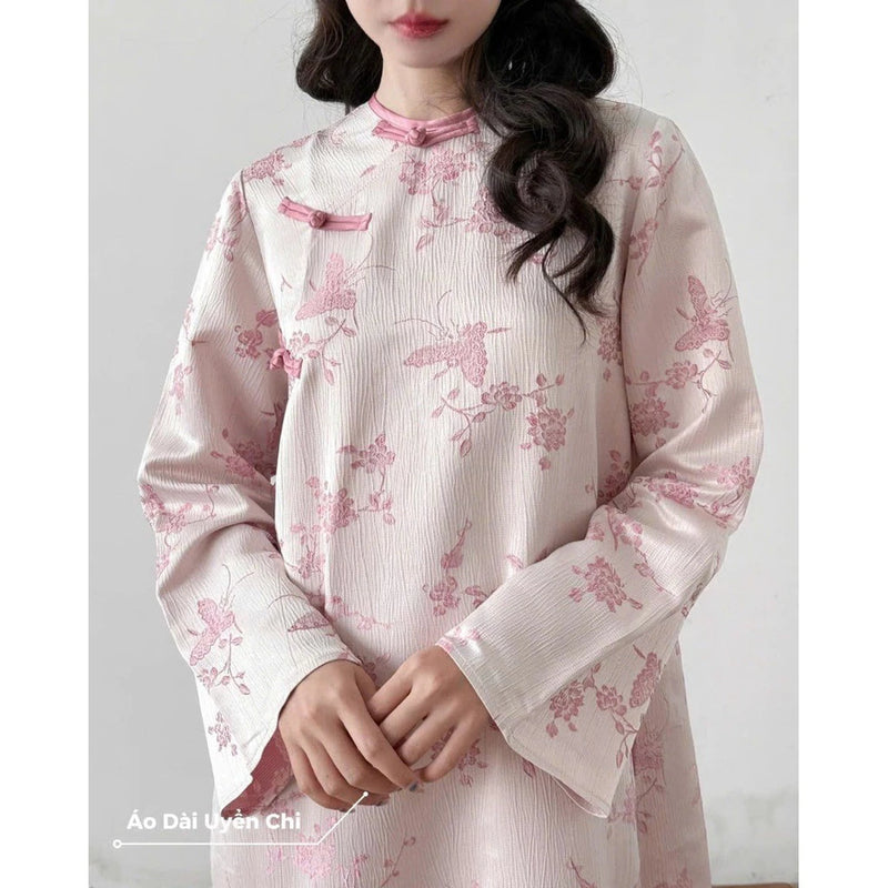 Light Pink Ao Dai