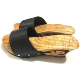 Wooden Clogs With 7cm High Sole