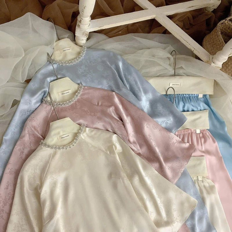 Baby Blue Modernized Ao Dai