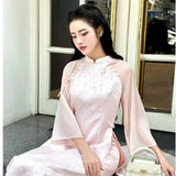 Baby Pink Modernized Ao Dai