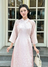 Baby Pink Modernized Ao Dai