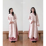 Light Pink Ao Dai