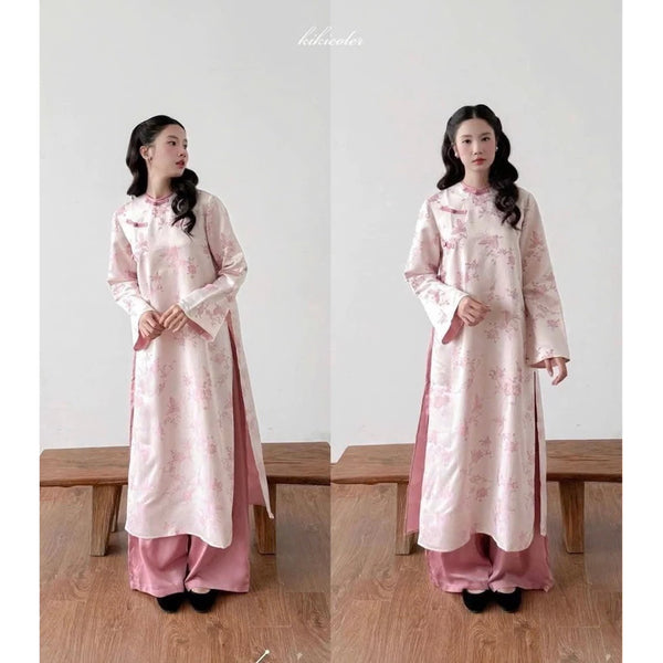 Light Pink Ao Dai